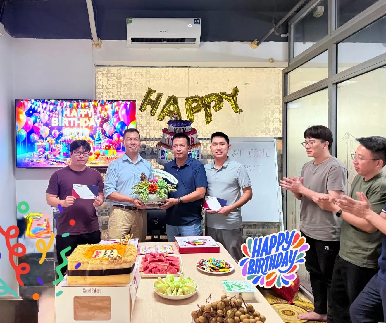 CHÚC MỪNG SINH NHẬT SẾP DŨNG – KHOẢNH KHẮC ẤM ÁP TẠI PVT STUDIO