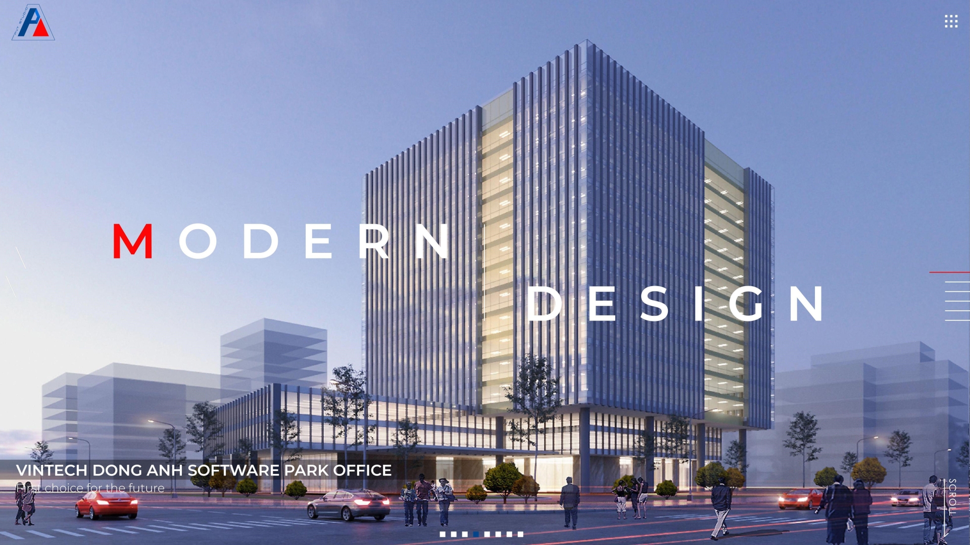 Văn phòng công viên phần mềm Vintech Đông Anh